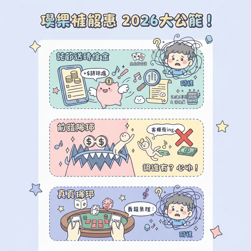 2026娛樂城優惠攻略：註冊送體驗金與避開首儲陷阱